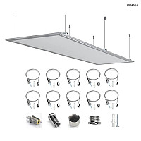 Σετ 10 ρυθμιζόμενων κρεμάστρων φωτισμού LED "Honeycomb" – DUa664 - Sellzone.bg Σετ 10 ρυθμιζόμενων κρεμάστρων φωτισμού LED "Honeycomb" – DUa664